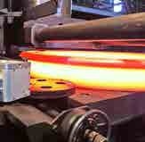 Production of steel-forged rings