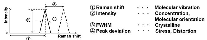Four Raman spectroscopy categories