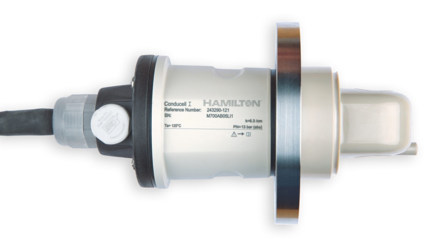 Inductive sensors are well suited for corrosive and coating liquids due to their plastic body