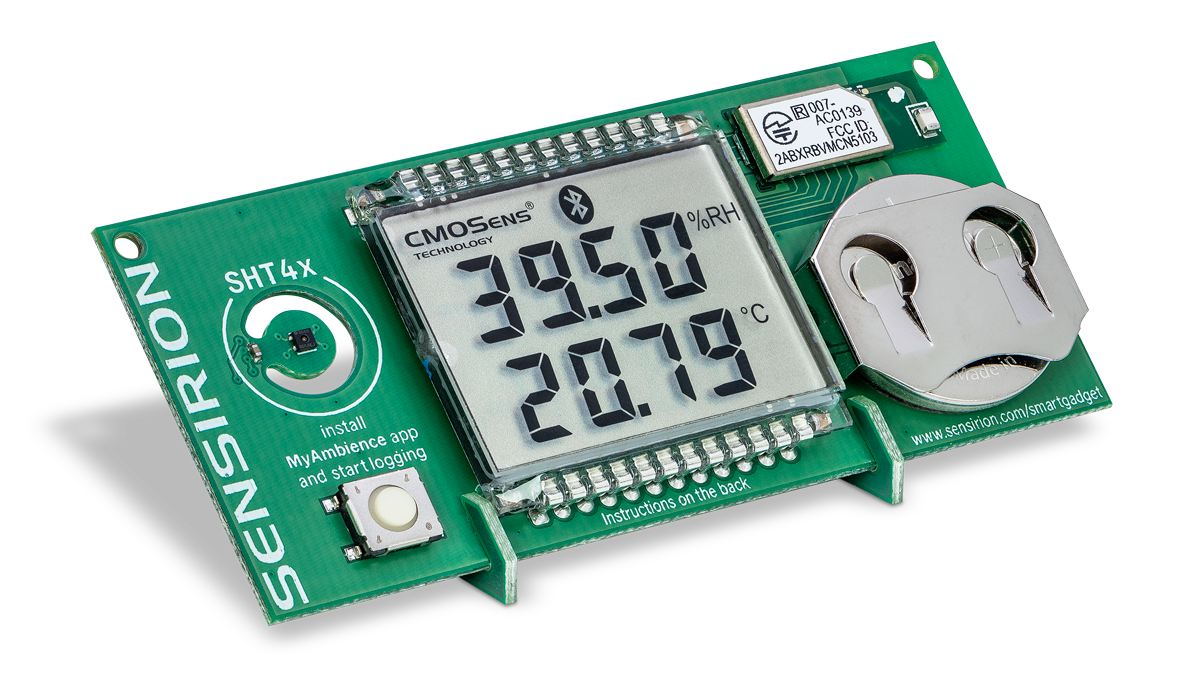 SHT4x DemoBoard for Humidity and Temperature Measurements