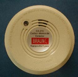 Battery Powered Carbon Monoxide Detector Alarm from Braun & Company Limited