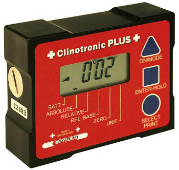 Clinotronic Plus IR Digital Inclinometers from Bowers Metrology