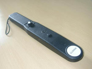 Model 10 Handheld Metal Detectors from Scanna Msc Ltd