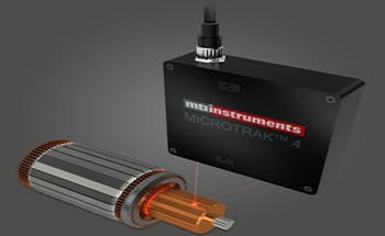 Using MTI Instruments DTS- 4 Laser Triangulation Sensor for DC Motor’s