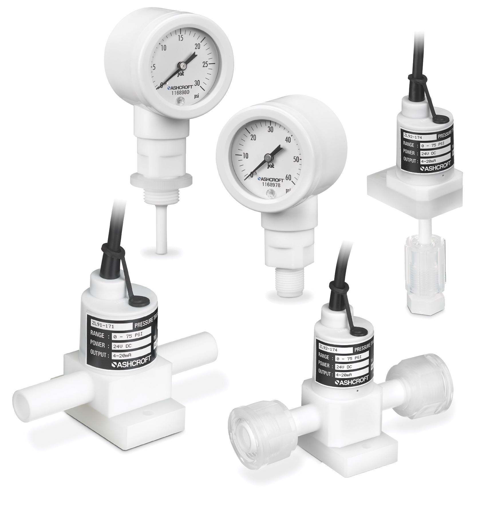 Pressure Transducers and Gauges for Semiconductor Applications
