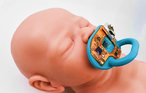 Non-Invasive Smart Pacifier can Monitor Health of Newborns in Hospitals.