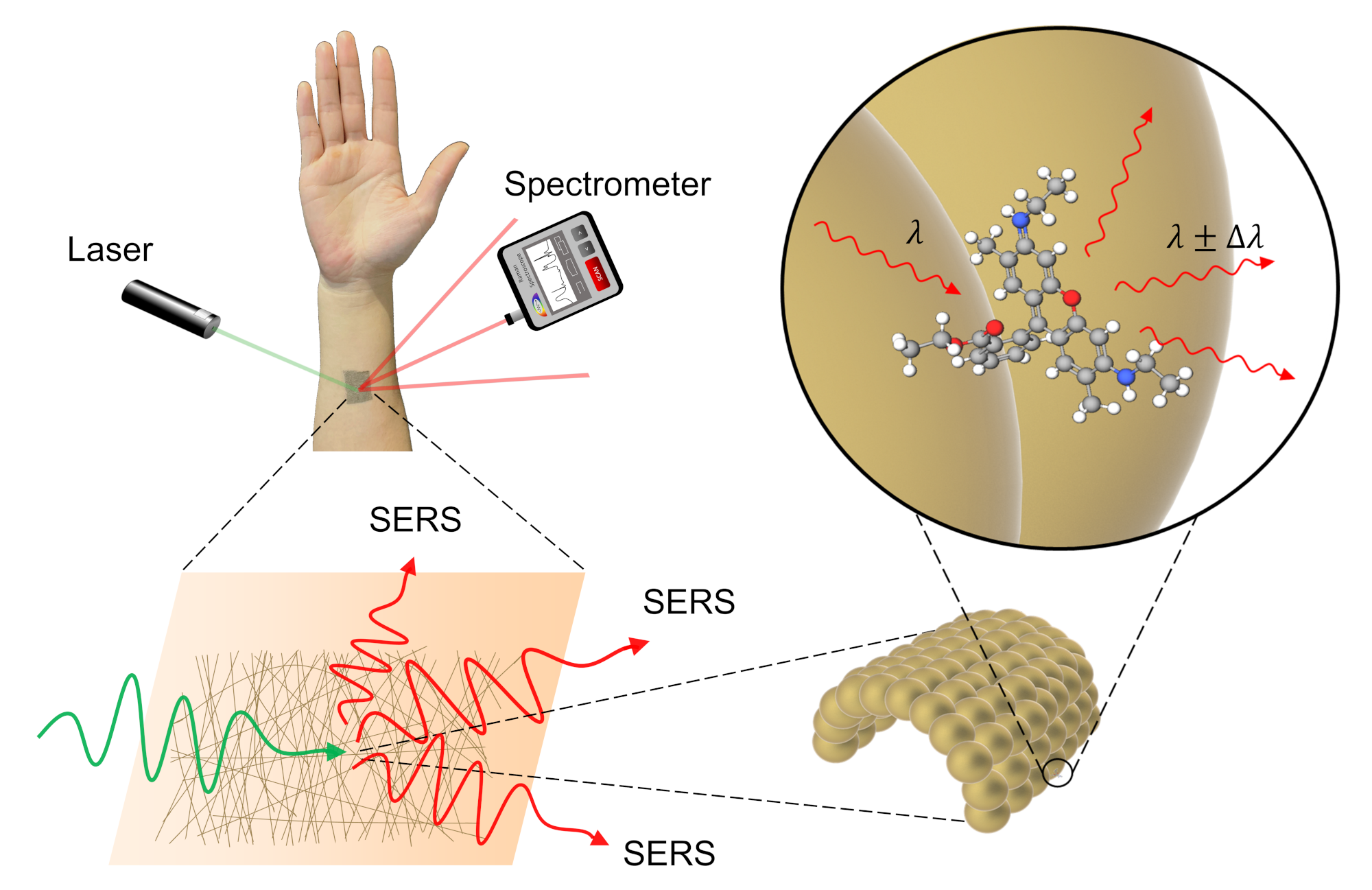 Researcher Develop Golden Ultra-Thin Chemical Sensor