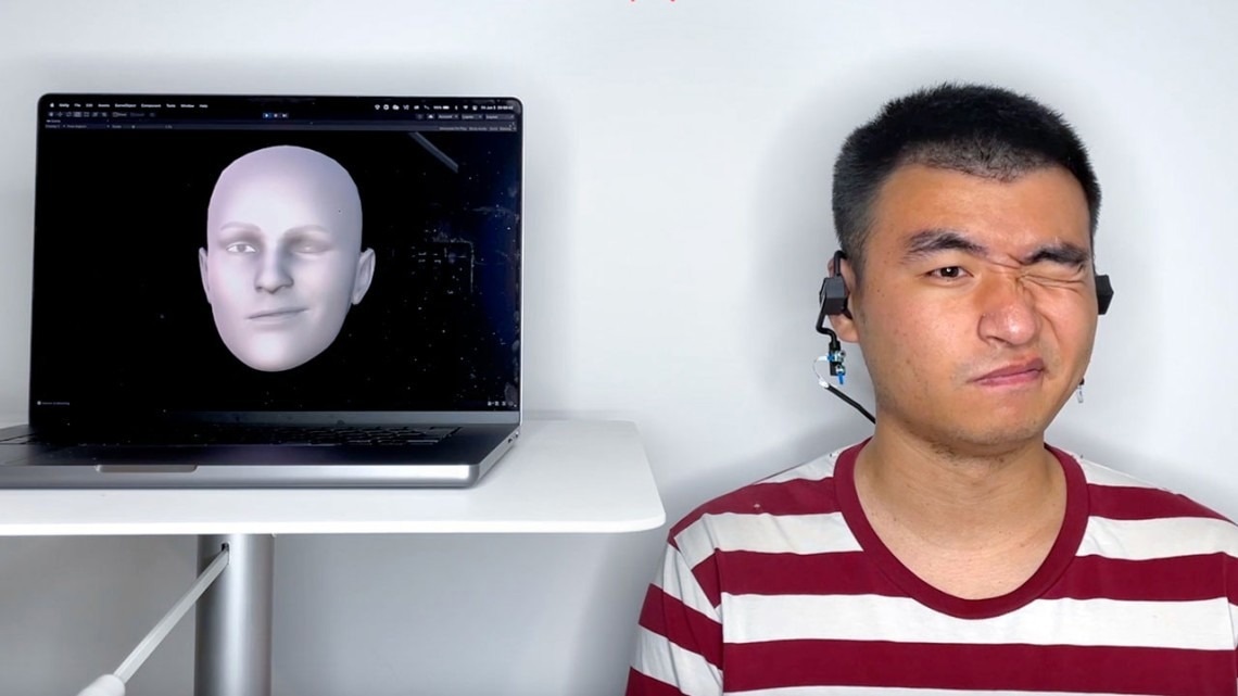 AI-Powered Acoustic Sensing Earable Constantly Tracks Facial Expressions.