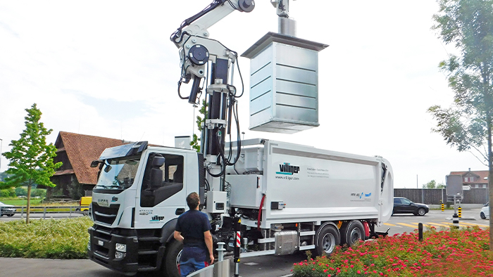 Robust Sensors for Mobile Waste Disposal Applications