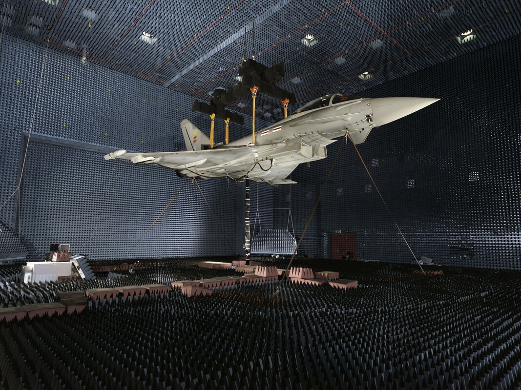Eurofighter Typhoon - Electronic Warfare Test Facility, BAE Systems, Warton.