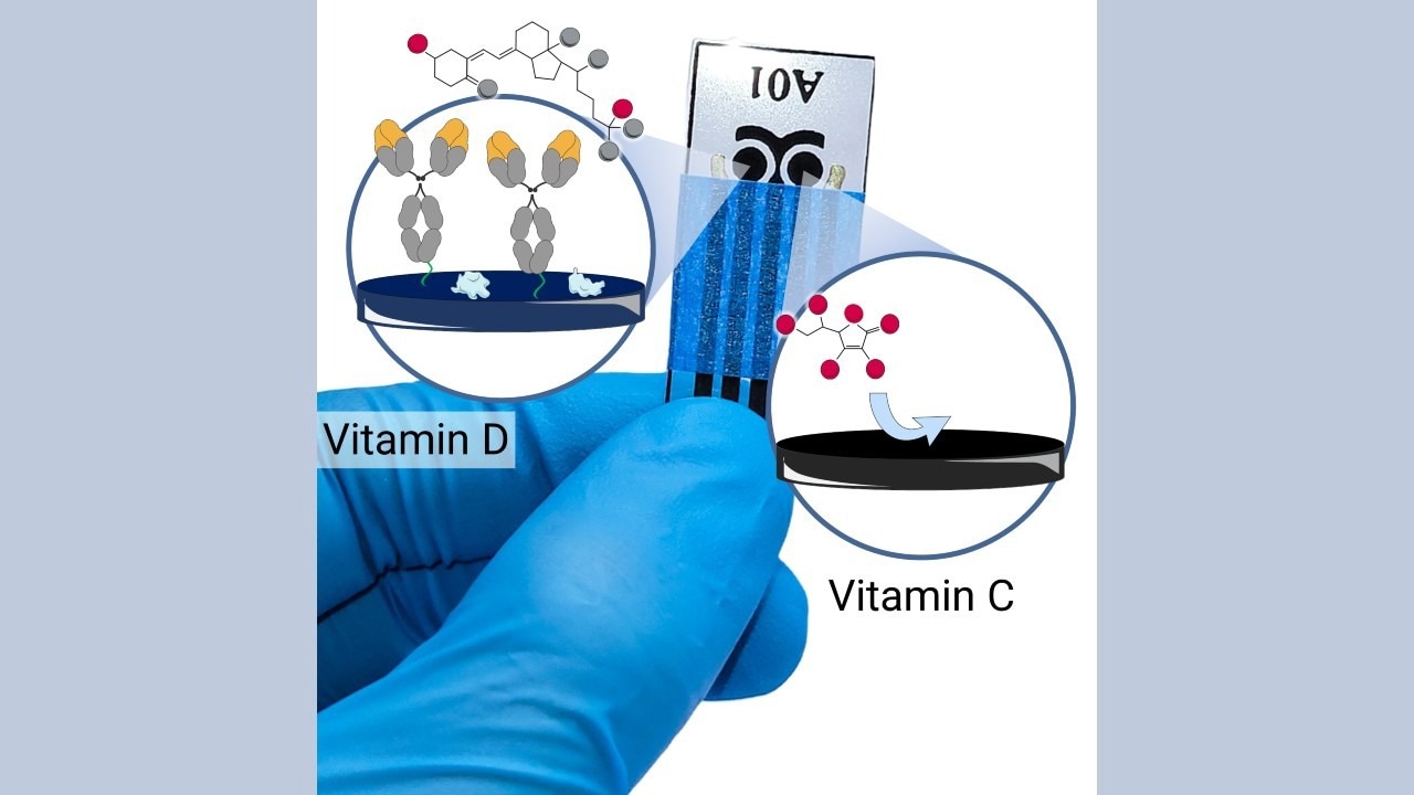 Quick Detection of Vitamins C and D in Saliva Using Bioelectronic Chip