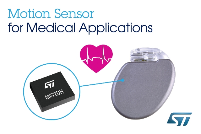 STMicroelectronics Introduces Ultra-Low-Power 3-Axis Accelerometer for Medical Applications