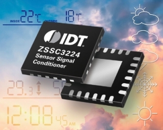 IDT’s 24-Bit SSC IC for Consumer Barometric Pressure and Thermopile Sensors