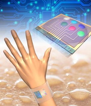 New, Non-Invasive Wearable Sensor Could Provide Continuous Monitoring of Multiple Biochemicals in Sweat