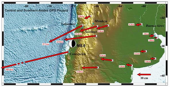Chilean Earthquake Moves Concepcion 3 Meters