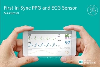 Maxim Launches First-of-a-Kind Biosensor Module Integrating PPG and ECG Sensor in a Compact Design