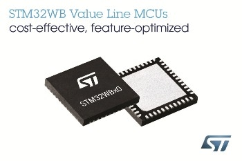 New STM32WB Wireless Microcontrollers from STMicroelectronics Delivered in a New Affordable Value Line