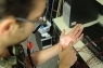 Bio-Acoustic Sensors and Machine Learning Help Fingers to Control Mobile Devices