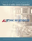 New UHV / Cryogenic Pressure and Position Sensor Capabilities Catalog from Macro Sensors and AST