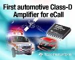 Fully Integrated Mono, Class-D Audio Amplifier for eCall from TI