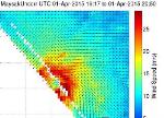 ISS-RapidScat Instrument Measures Sustained Winds of Typhoon Maysak