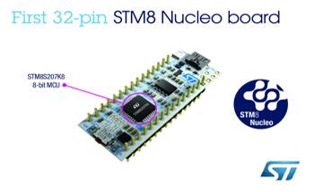 STMicroelectronics Launches Affordable and Easy-to-Use STM8 Nucleo-32 Boards