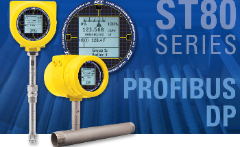ST80 Thermal Flow Meter Now with Profibus DP Puts Air/Gas Flow Measurement on the Bus