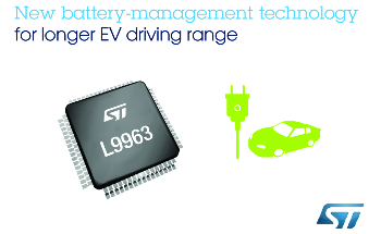 STMicroelectronics Reveals Latest Innovation in Electric-Vehicle Energy Management for Cleaner and Safer Mobility