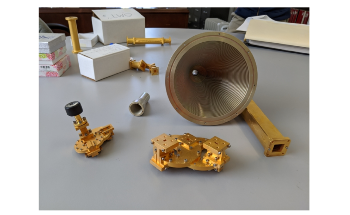 Feed Horns, Polarizers Used to Maximize Radio Signal from Space