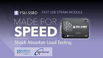 Case Study for Fast USB Strain Module Shock Absorber Testing - Video